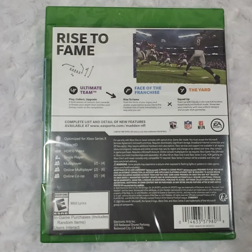 Brand New NFL Madden 21 EA Sports Xbox